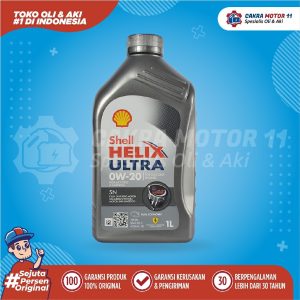 SHELL HELIX ULTRA 0W20 1LT