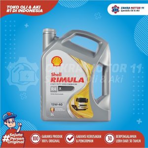 SHELL RIMULA R4X DIESEL 15W40 5LT