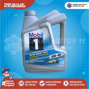 MOBIL 1 TURBO DIESEL TRUCK NASCAR 5W40 3,78LT