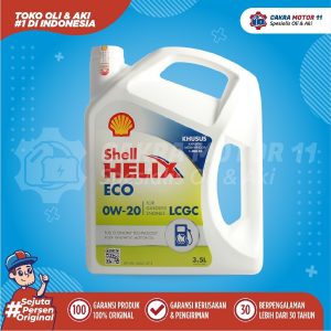 SHELL HELIX ECO 0W20 3,5LT