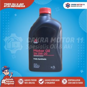 MITSUBISHI GASOLINE ENGINE OIL 0W20 SN 1LT