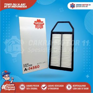 AIR FILTER SAKURA A-14560 IGNIS