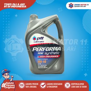 PTT PERFORMA SEMI SYNTHETIC HIGH ENDURANCE 10W40 SN 4LT