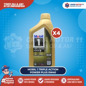 MOBIL 1 TRIPLE ACTION POWER PLUS 0W40 SP PROMO BUNDLE